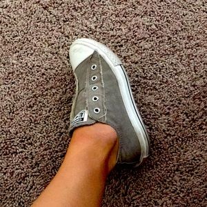 Perfect grey slip on Converse, size 2.5.
